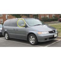 HONDA ODYSSEY RA1/RA3 - 6/1995 to 4/2000 - 5DR WAGON - DRIVERS - RIGHT SIDE FRONT DOOR GLASS - NEW