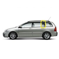 suitable for TOYOTA COROLLA ZZE122R - 12/2001 to 4/2007 - 4DR WAGON - PASSENGERS - LEFT SIDE REAR QUARTER GLASS - NEW