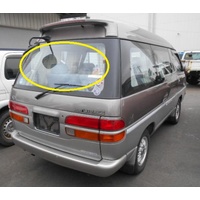 suitable for TOYOTA LITEACE KM30/YM35/KM36 - 8/1985 to 3/1992 - VAN - REAR WINDSCREEN GLASS - (Second-hand)