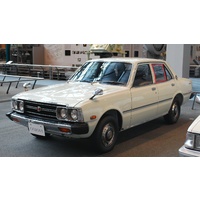 suitable for TOYOTA CORONA XT130 - 10/1979 to 7/1983 - 5DR WAGON - PASSENGERS -  LEFT SIDE REAR DOOR GLASS - (SECOND-HAND)