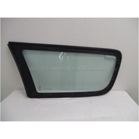 suitable for TOYOTA CAMRY SDV10 - 2/1993 to 8/1997 - 4DR WAGON - DRIVERS - RIGHT SIDE REAR CARGO GLASS - ENCAPSULATED - (SECOND-HAND)