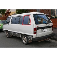 suitable for TOYOTA LITEACE KM20 - 10/1979 to 12/1985 - VAN - PASSENGERS - LEFT SIDE REAR FIXED GLASS - 380 X 910 - (Second-hand)