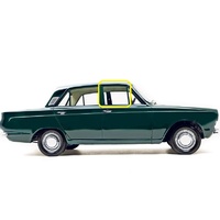 FORD CORTINA MK I - 1/1962 to 1/1966 - 4DR SEDAN (ROUND TAIL-LIGHT) - DRIVERS - RIGHT SIDE FRONT DOOR GLASS - (Second-hand)