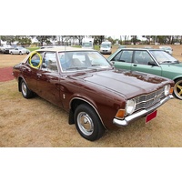 FORD CORTINA TD-TE - 1973 to 1979 - 4DR SEDAN - DRIVERS - RIGHT SIDE REAR DOOR GLASS - 2 HOLES - CLEAR - MADE TO ORDER - NEW