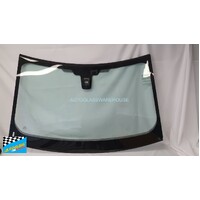 RANGE ROVER EVOQUE L538 - 2014 TO 4/2019 - 5DR SUV - FRONT WINDSCREEN - RAIN SENSOR (TRAPEZIUM OPENING), SOLAR PVB, TOP MOULD, RETAINER, DE-VAPOUR