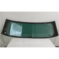 VOLKSWAGEN GOLF VI - 2/2009 TO CURRENT - 3/5DR HATCH - REAR WINDSCREEN GLASS - 2 PLUGS AT TOP - DARK GREEN TINT - (Second-hand)