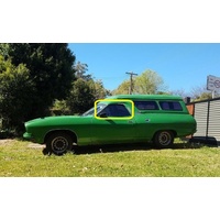 FORD FALCON XA/XB/XC - 1972 TO 1978 - UTE/PANEL VAN - PASSENGERS - LEFT SIDE FRONT DOOR GLASS - GREEN - MADE TO ORDER - NEW