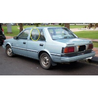 HOLDEN GEMINI RB - 5/1985 to 1988 - 4DR SEDAN  - LEFT SIDE REAR DOOR GLASS - (Second-hand)