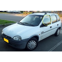 HOLDEN BARINA SB SWING/JOY - 4/1994 to 12/2000 - 5DR HATCH - PASSENGERS - LEFT SIDE FRONT DOOR GLASS - GREEN - NEW