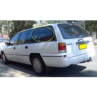HOLDEN COMMODORE VR/VS - 9/1988 to 8/1997 - 4DR WAGON - PASSENGERS - LEFT SIDE REAR CARGO GLASS - (Second-hand)
