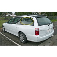 HOLDEN COMMODORE VT/VX/VY/VZ - 9/1997 to 3/2007 - 5DR WAGON - PASSENGERS - LEFT SIDE REAR CARGO GLASS - (Second-hand)
