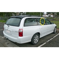 HOLDEN COMMODORE VT/VX/VY/VZ - 8/1997 to 1/2008 - 5DR WAGON - RIGHT SIDE REAR DOOR GLASS - NO RAIL - NEW