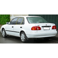 suitable for TOYOTA COROLLA AE112 - 10/1998 to 11/2001 - 4DR SEDAN - PASSENGERS - LEFT SIDE REAR DOOR GLASS - NEW