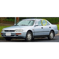 suitable for TOYOTA CAMRY SDV10 - 2/1993 to 8/1997 - 4DR SEDAN WIDEBODY - PASSENGERS - LEFT SIDE REAR DOOR GLASS - NEW