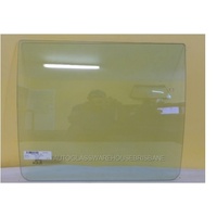 suitable for TOYOTA HILUX LN/RN50/60 - 8/1983 to 7/1988 - 4DR DUAL CAB - DRIVERS - RIGHT SIDE REAR DOOR GLASS - NEW