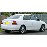 suitable for TOYOTA COROLLA ZZE122R - 12/2001 to 4/2007 - 4DR SEDAN - DRIVERS - RIGHT SIDE REAR DOOR GLASS - NEW