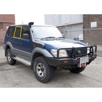suitable for TOYOTA PRADO 95 SERIES - 6/1996 to 1/2003 - 5DR WAGON - RIGHT SIDE REAR DOOR GLASS - NEW