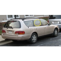 suitable for TOYOTA CAMRY SDV10 - 2/1993 to 8/1997 - 4DR WAGON - WIDEBODY - DRIVERS - RIGHT SIDE REAR DOOR GLASS - NEW
