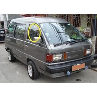 suitable for TOYOTA LITEACE KM30 - 9/1985 to 3/1992 - VAN - RIGHT SIDE FRONT DOOR GLASS - CLEAR - NEW