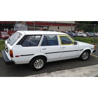 suitable for TOYOTA COROLLA AE70 - 5DR WAGON 7/83>1986 - RIGHT SIDE FRONT DOOR GLASS - (SECOND-HAND)