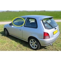 suitable for TOYOTA STARLET EP90/EP91 - 3/1996 to 9/1999 - 3DR HATCH - PASSENGERS - LEFT SIDE FRONT DOOR GLASS - NEW