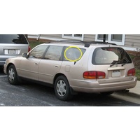suitable for TOYOTA CAMRY SDV10 - 2/1993 to 8/1997 - 4DR WAGON - PASSENGERS - LEFT SIDE REAR CARGO GLASS - BOLTED IN - NEW