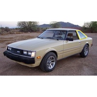 suitable for TOYOTA CELICA RA40 - 1/1978 to 10/1981 - 2DR COUPE - PASSENGERS - LEFT SIDE REAR FLIPPER GLASS - (SECOND-HAND)