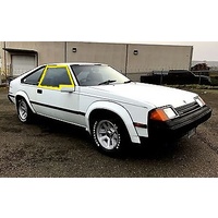 suitable for TOYOTA CELICA RA60 - 11/1981 to 10/1985 - 2DR COUPE - RIGHT SIDE FRONT DOOR GLASS - (SECOND-HAND)