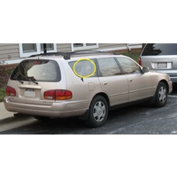 suitable for TOYOTA CAMRY SDV10 - 2/1993 to 3/1995 - 4DR WAGON - DRIVERS - RIGHT SIDE REAR CARGO GLASS - BOLTED IN - NEW