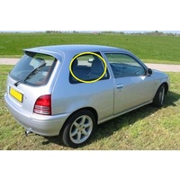 suitable for TOYOTA STARLET KP90 - 3/1996 to 9/1999 - 3DR HATCH - RIGHT SIDE REAR OPERA GLASS - NEW