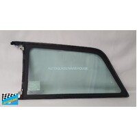 AUDI A3 8L - 6/1997 to 1/2004 - 3DR HATCH - DRIVERS - RIGHT SIDE REAR OPERA GLASS - 1 HOLE - ENCAPSULATED - GREEN - NEW 