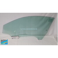HOLDEN ASTRA AH - 10/2004 to 12/2009 - 2DR CONVERTIBLE - DRIVERS - RIGHT SIDE FRONT DOOR GLASS - WITH FITTINGS - GREEN - NEW