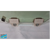 HONDA ACCORD EURO CU - 6/2008 to 12/2015 - 4DR SEDAN - DRIVERS - RIGHT SIDE REAR DOOR GLASS - WITH FITTING - GREEN - NEW