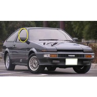suitable for TOYOTA SPRINTER AE86 - 1983 to 1986 - 3DR LIFTBACK - RIGHT SIDE FRONT DOOR GLASS - (Second-hand)