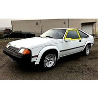 suitable for TOYOTA CELICA RA60 - 11/1981 to 10/1985 - 2DR COUPE - PASSENGER - LEFT SIDE FRONT DOOR GLASS - (SECOND-HAND)