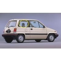 HONDA CITY - 1/1984 to 1/1986 - 3DR VAN - DRIVERS - RIGHT SIDE REAR OPERA GLASS  (Second-hand)
