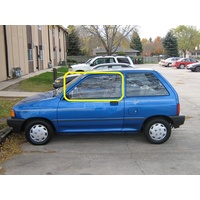 FORD FESTIVA WA - 10/1991 to 3/1994 - 3DR HATCH - PASSENGERS - LEFT SIDE FRONT DOOR GLASS - NEW
