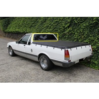 FORD FALCON XD/XE/XF - 1979 TO 1988 - 2DR UTE  - REAR WINDSCREEN GLASS - GREEN - (Second-hand)