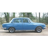 suitable for TOYOTA CORONA RT40 - 11/1964 to 1969 - 4DR SEDAN - DRIVERS - RIGHT SIDE FRONT DOOR GLASS - (SECOND-HAND)