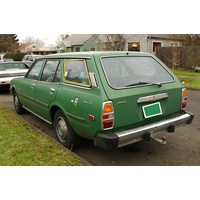 suitable for TOYOTA CORONA RT104/RT118 - 3/1974 to 9/1979 - 4DR WAGON - PASSENGERS - LEFT SIDE REAR CARGO GLASS - (SECOND-HAND)