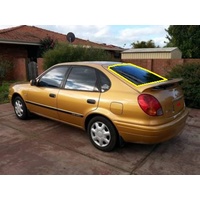 suitable for TOYOTA COROLLA AE112 - 10/1998 to 11/2001 - 5DR HATCH SECA - REAR WINDSCREEN GLASS - NEW