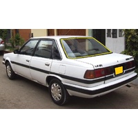 suitable for TOYOTA CORONA IMPORT ST150 - 1983 to 1987 - HATCH - REAR WINDSCREEN GLASS - (SECOND-HAND)