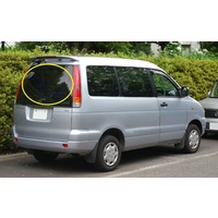 suitable for TOYOTA TOWNACE YR39 - 4/1992 to 12/1996 - VAN - REAR WINDSCREEN GLASS - HEATED - 530H X 1290W - NEW