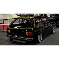 MAZDA 323 FA4TS - 3/1977 to 9/1980 - 3DR/5DR HATCH - REAR WINDSCREEN GLASS - 560H - HEATED - (Second-hand)
