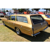 CHRYSLER VALIANT VH-VJ-VK-CL-CM CHARGER - 1/1971 to 1/1981 - 5DR WAGON - PASSENGERS - LEFT SIDE REAR DOOR GLASS - CLEAR - (Second-hand)