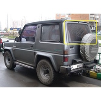 DAIHATSU ROCKY F70-F85 - 1/1984 to 1/2000 - 2DR HARDTOP WAGON - REAR WINDSCREEN RUBBER - (Second-hand)