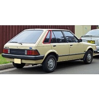 FORD LASER KA/KB - 3/1981 TO 3/1983 - 5DR HATCH - DRIVERS - RIGHT SIDE OPERA GLASS - GREEN - (SECOND-HAND)