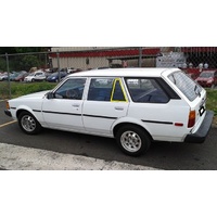 suitable for TOYOTA COROLLA KE70  - 3/1980 to 1985 - 5DR WAGON - PASSENGERS - LEFT SIDE REAR QUARTER GLASS - (SECOND-HAND)