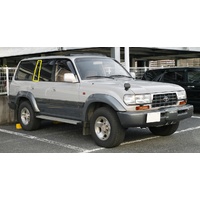 suitable for TOYOTA LANDCRUISER 80 SERIES - 5/1990 to 3/1998 - 5DR WAGON - RIGHT SIDE REAR QUARTER GLASS - NEW - GREEN