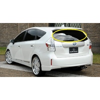 suitable for TOYOTA PRIUS V - ZVW40-41 C5 - 05/2012 to 5/2017 - 5DR WAGON - REAR WINDSCREEN GLASS - HEATED - NEW